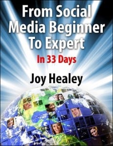 From Social Media Beginner To Expert In 33 Days by Joy Healey
