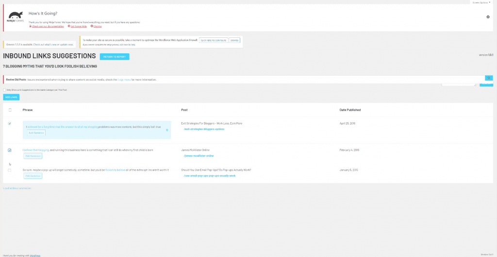 Link Whisper Bulk Linking Feature