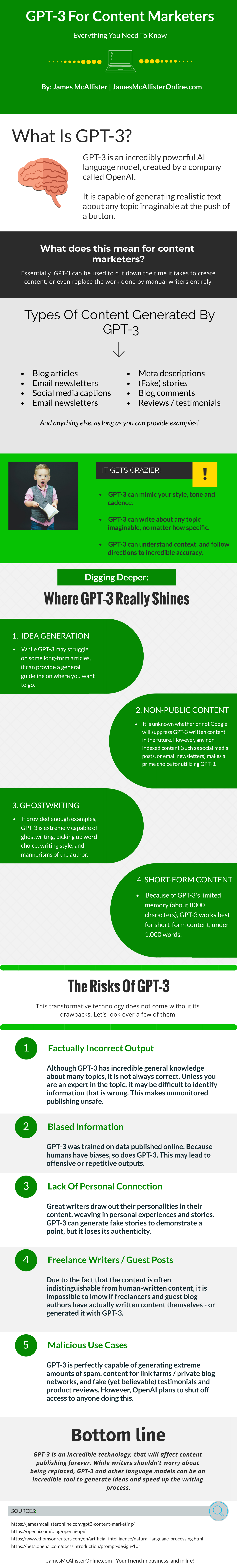 GPT-3 Infographic, OpenAI Language Model