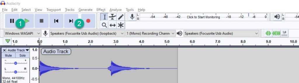 Speaker Loopback In Audacity