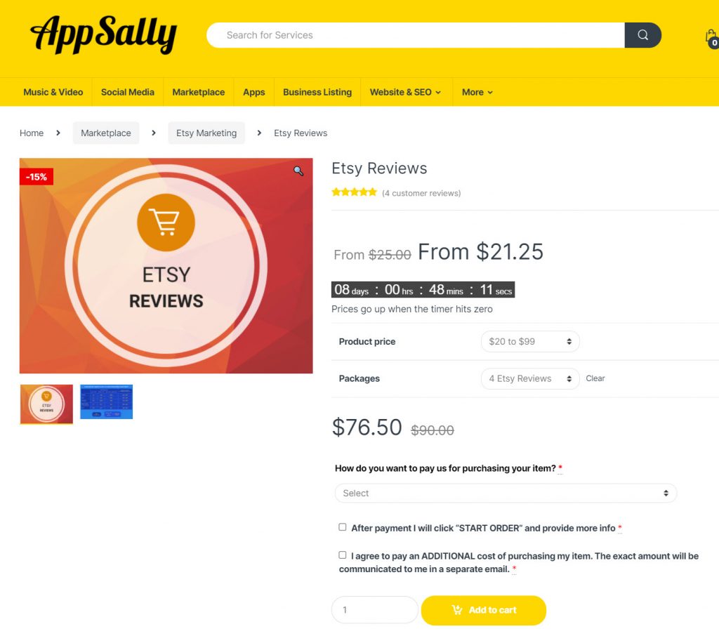 Etsy Fake Reviews