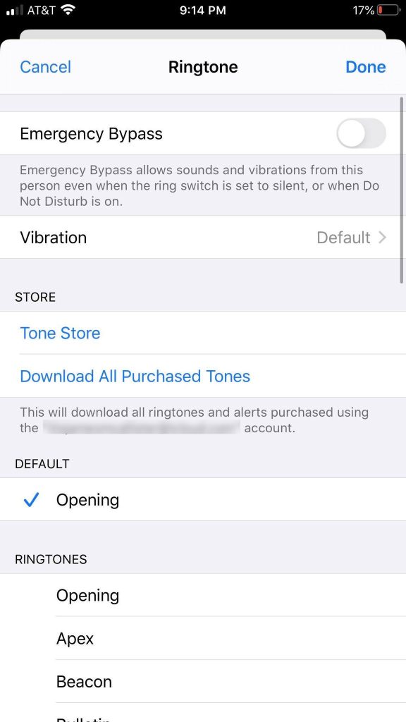 Change Ringtone For Specific Contact iPhone