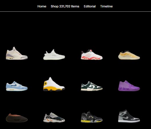 GOAT Homepage