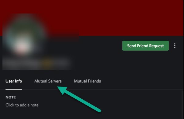 Mutual Servers Discord
