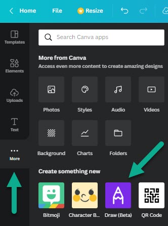 Drawing Tool Canva