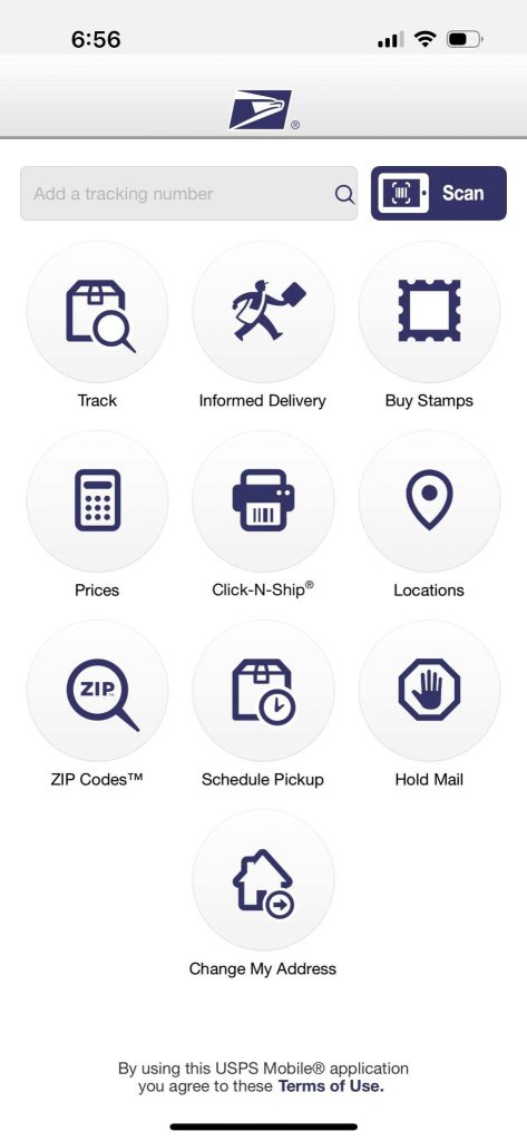 USPS Mobile App
