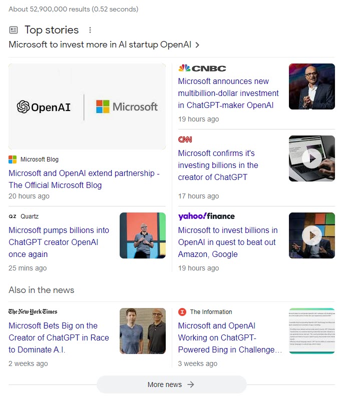 Google News Example