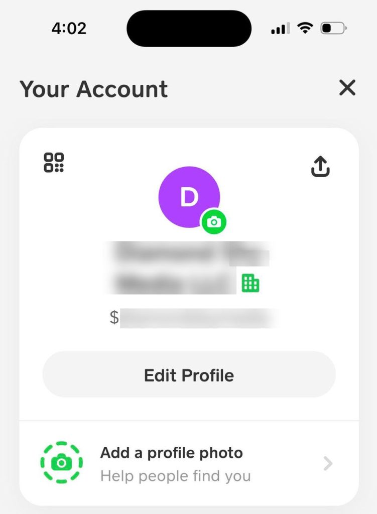 Cash App Profile
