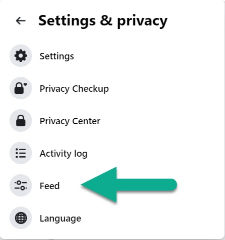 Feed Button, Facebook's Privacy Settings