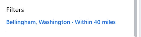 Filters Button, Facebook Marketplace, Desktop