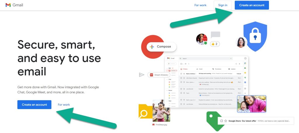 Create New Gmail Account