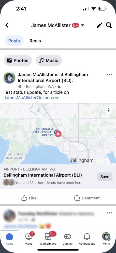 Test Status Update, Mobile